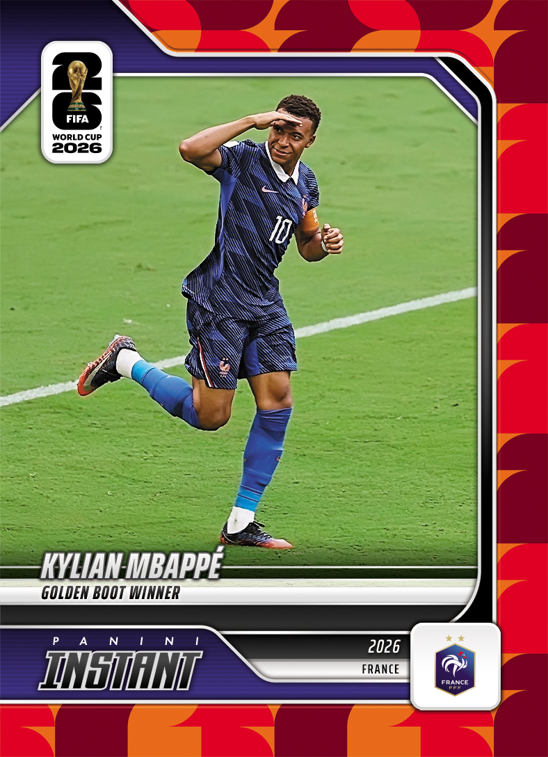Detailed Image of Kylian Mbappe - 2026 Panini Instant FIFA World Cup 2026™ #253 - Red /5