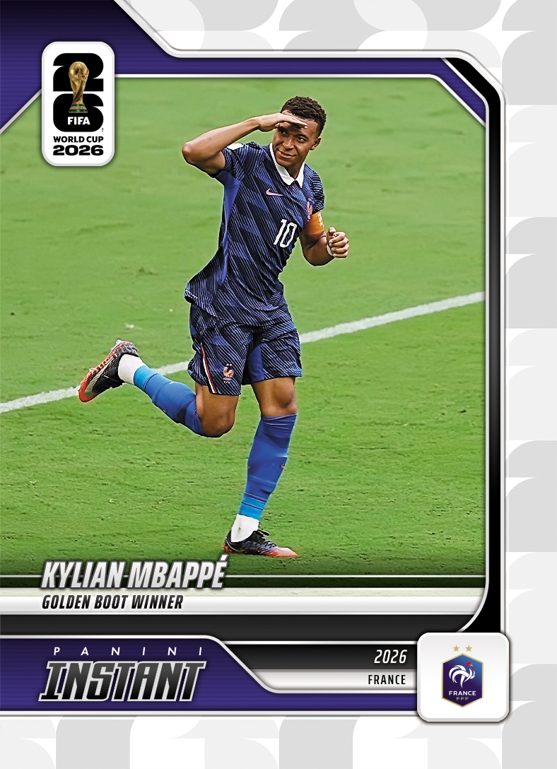 Detailed Image of Kylian Mbappe - 2026 Panini Instant FIFA World Cup 2026™ #253 - Base Card 10-pack