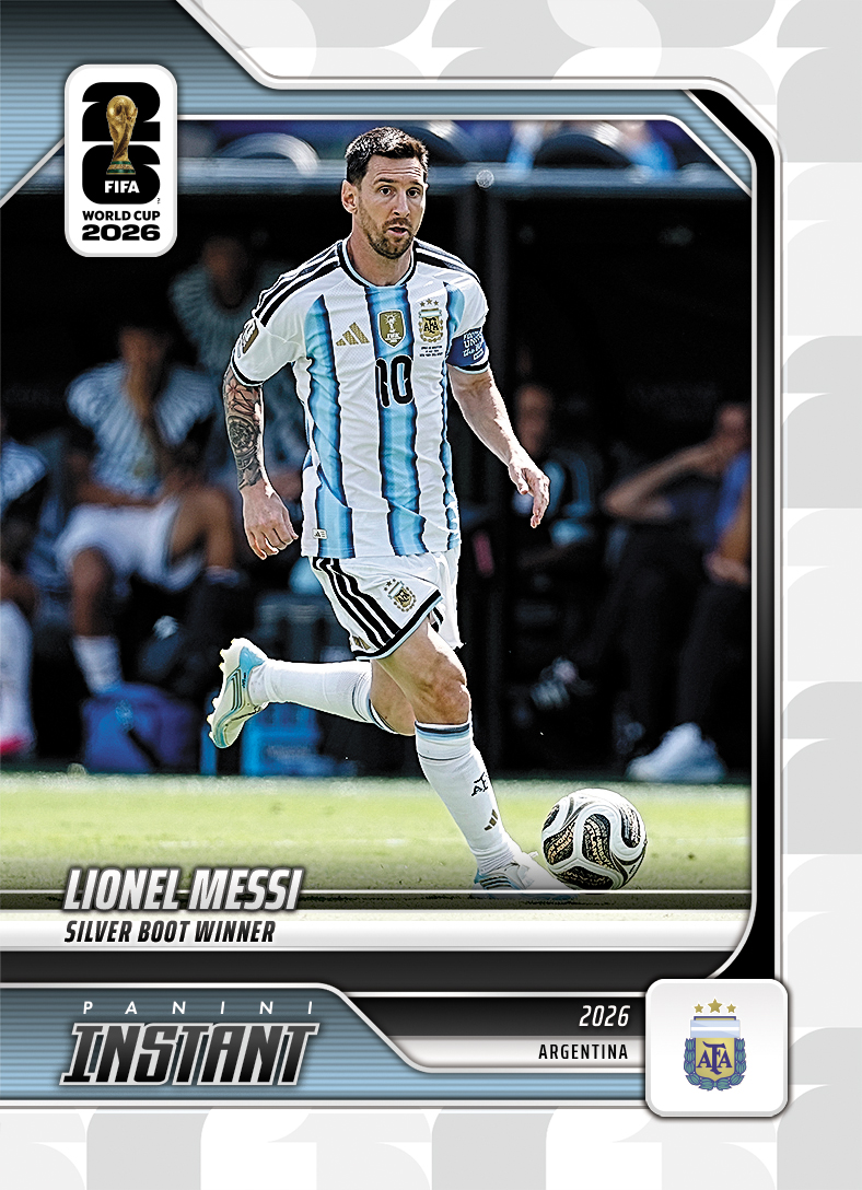 Detailed Image of Lionel Messi - 2026 Panini Instant FIFA World Cup 2026™ #254 - Base Card 5-pack