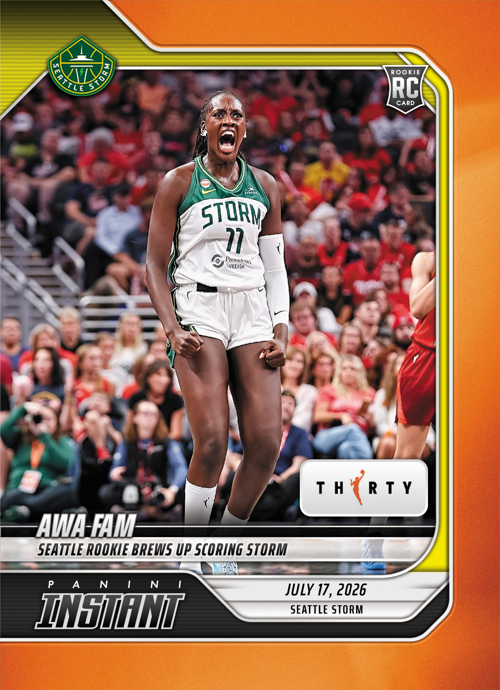 Product image 1 for - Awa Fam - 2026 Panini Instant WNBA #243 - 30th Anniversary /30
