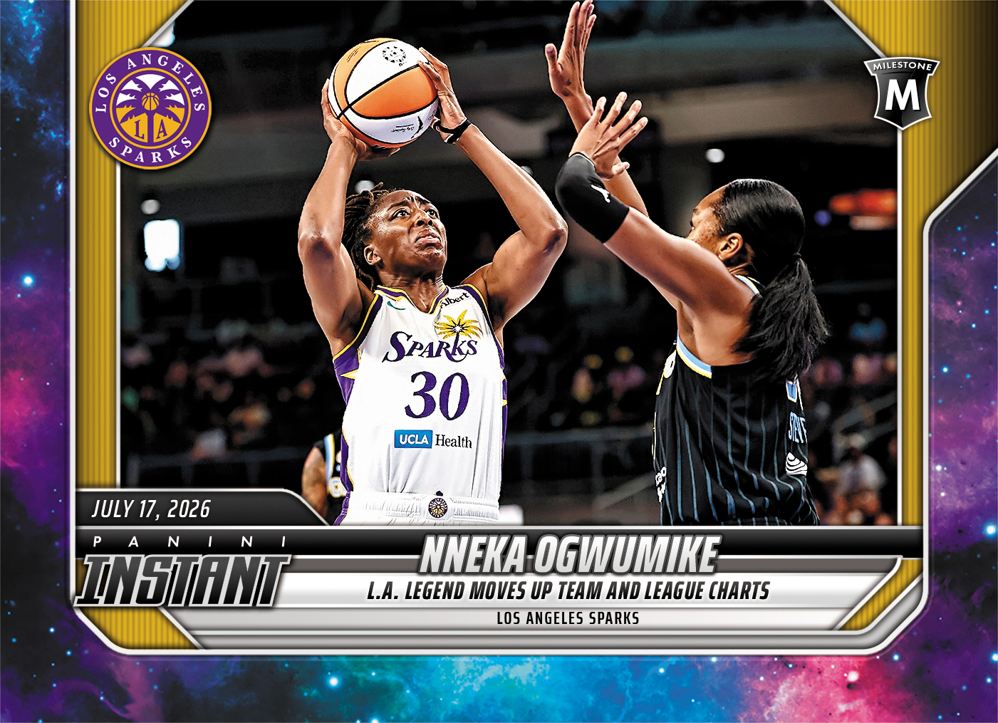 Product image 1 for - Nneka Ogwumike - 2026 Panini Instant WNBA #245 - Galaxy 1/1
