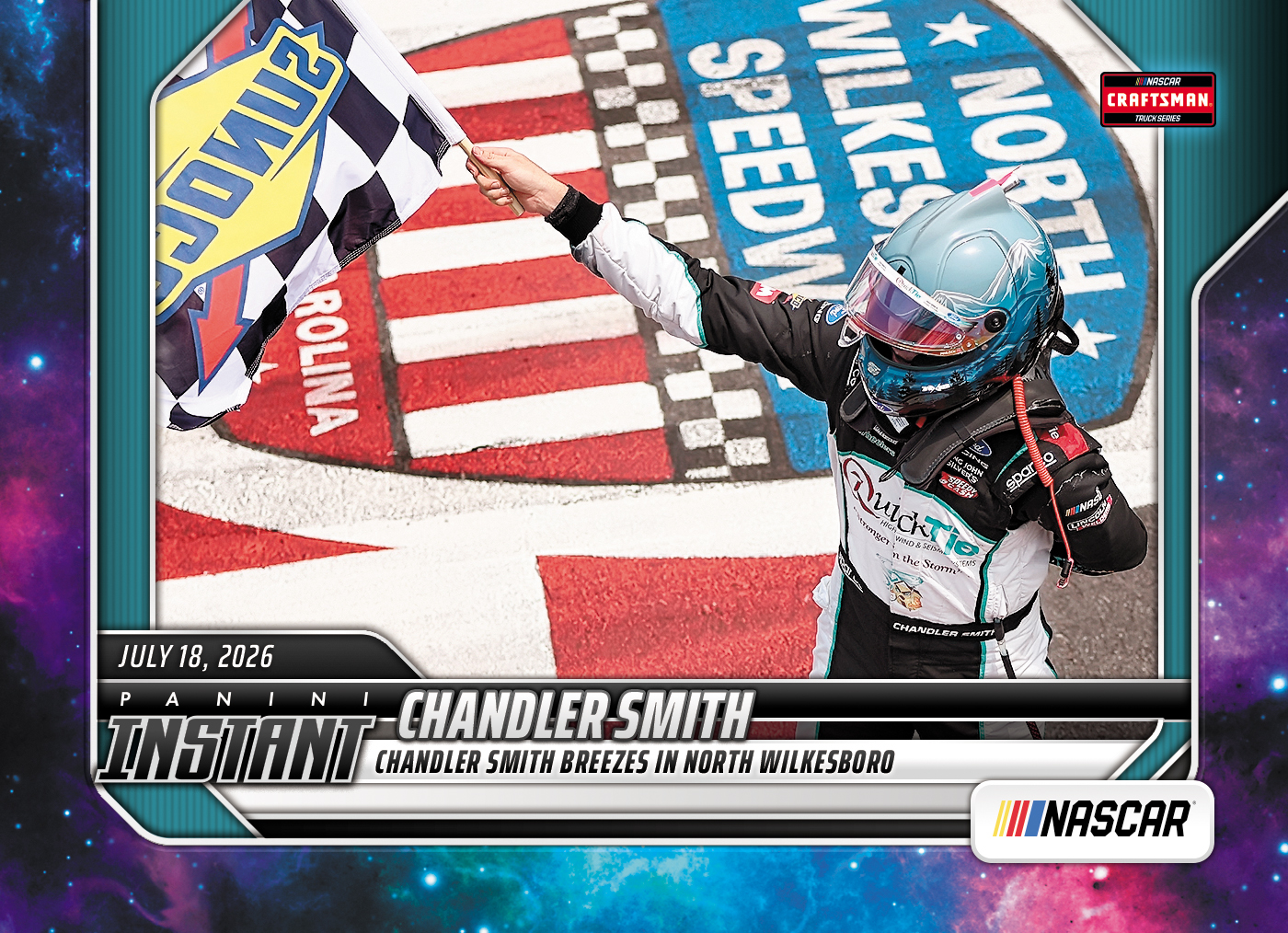 Product image 1 for - Chandler Smith - 2026 Panini Instant NASCAR #65 - Galaxy 1/1