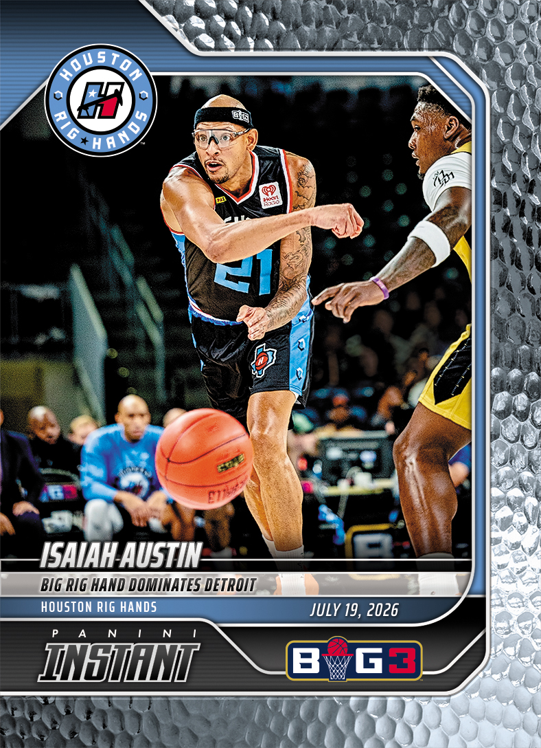 Product image 1 for - Isaiah Austin - 2026 Panini Instant Big3 #23 - Metallic /5
