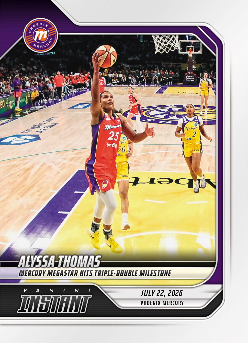 Product image 1 for - Alyssa Thomas - 2026 Panini Instant WNBA #257 - Base