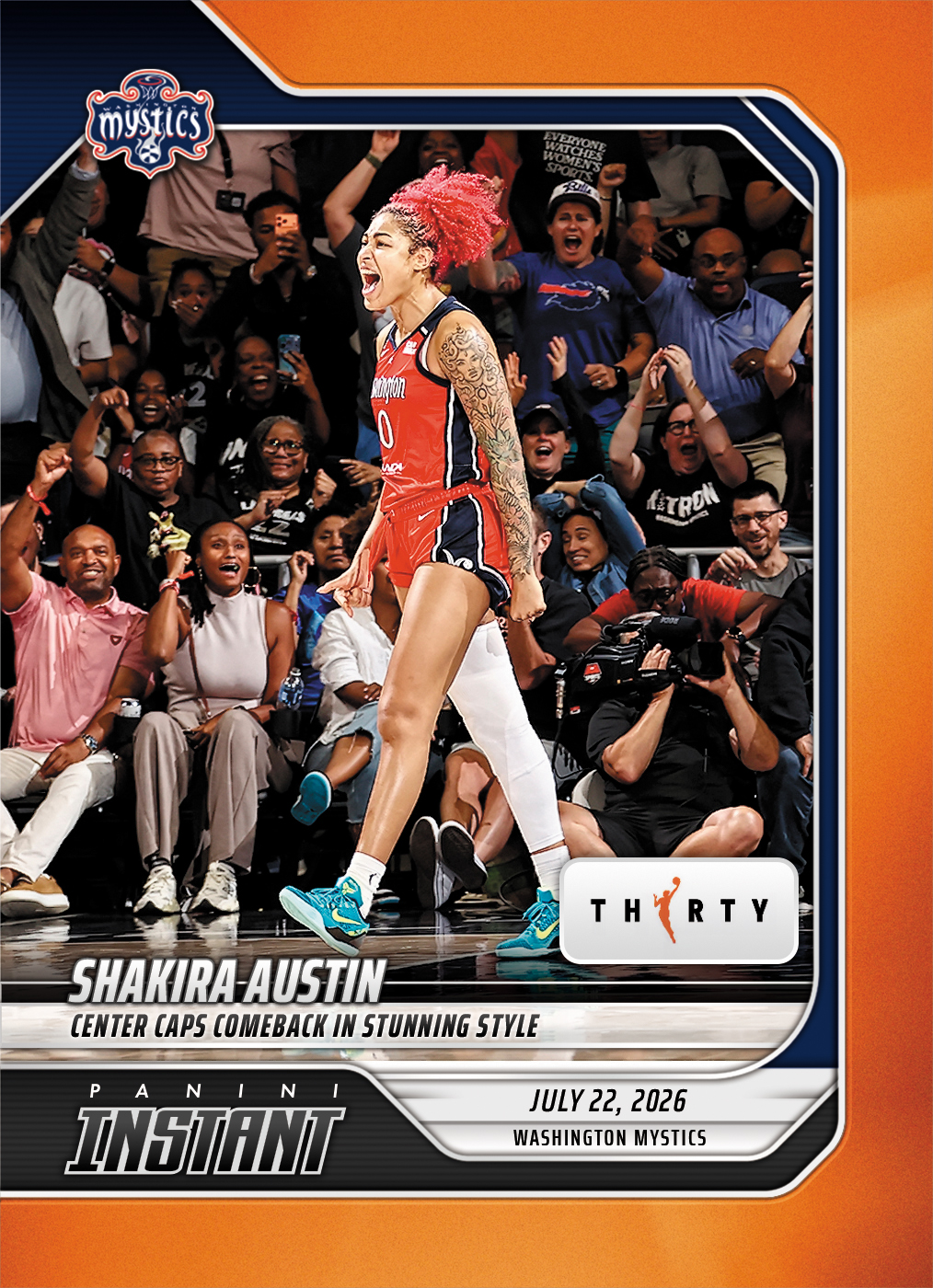 Product image 1 for - Shakira Austin - 2026 Panini Instant WNBA #259 - 30th Anniversary /30