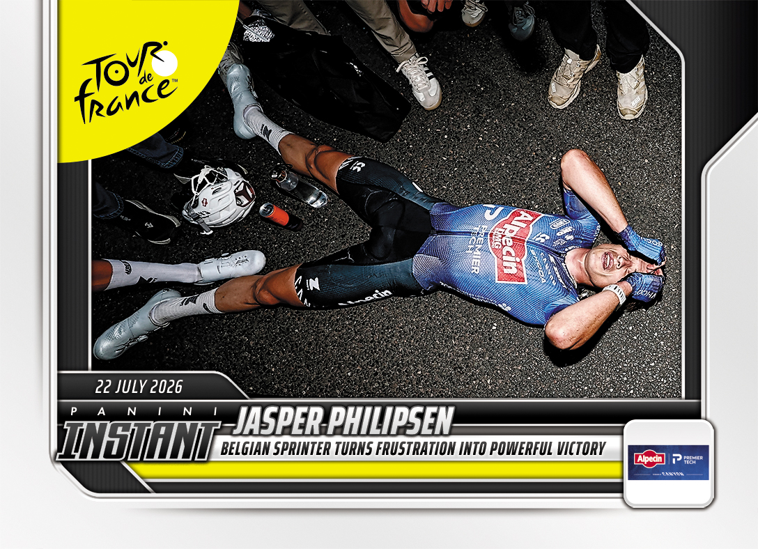 Detailed Image of Jasper Philipsen - 2026 Panini Instant Tour de France #54 - Base Card 10-pack