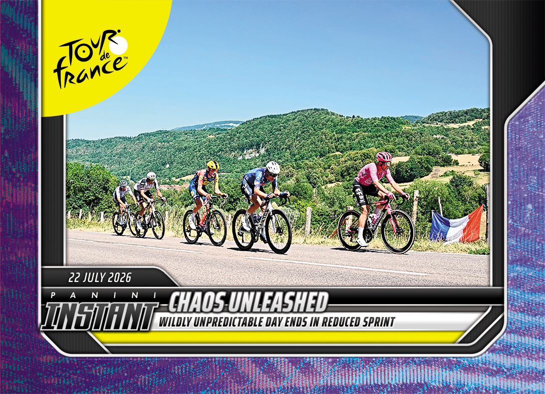 Detailed Image of Chaos Unleashed - 2026 Panini Instant Tour de France #56 - Diamond Dust 1/1