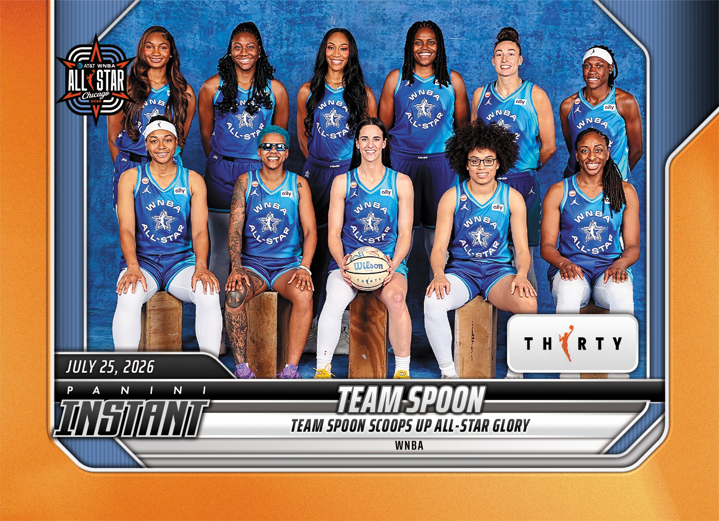 Product image 1 for - Team Spoon - 2026 Panini Instant WNBA #263 - 30th Anniversary /30