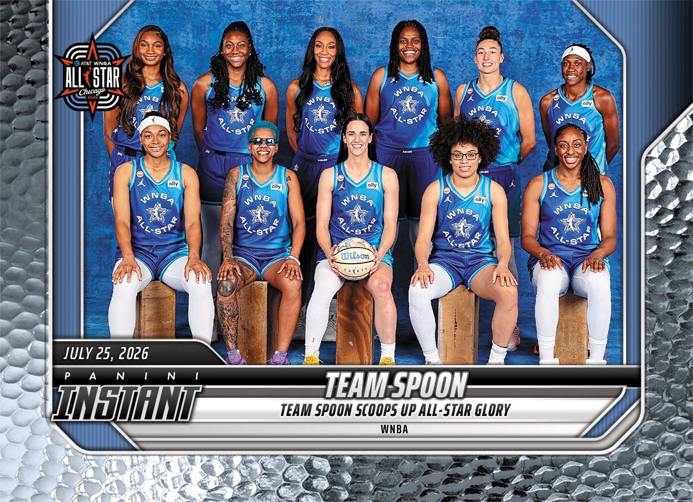 Detailed Image of Team Spoon - 2026 Panini Instant WNBA #263 - Metallic /5