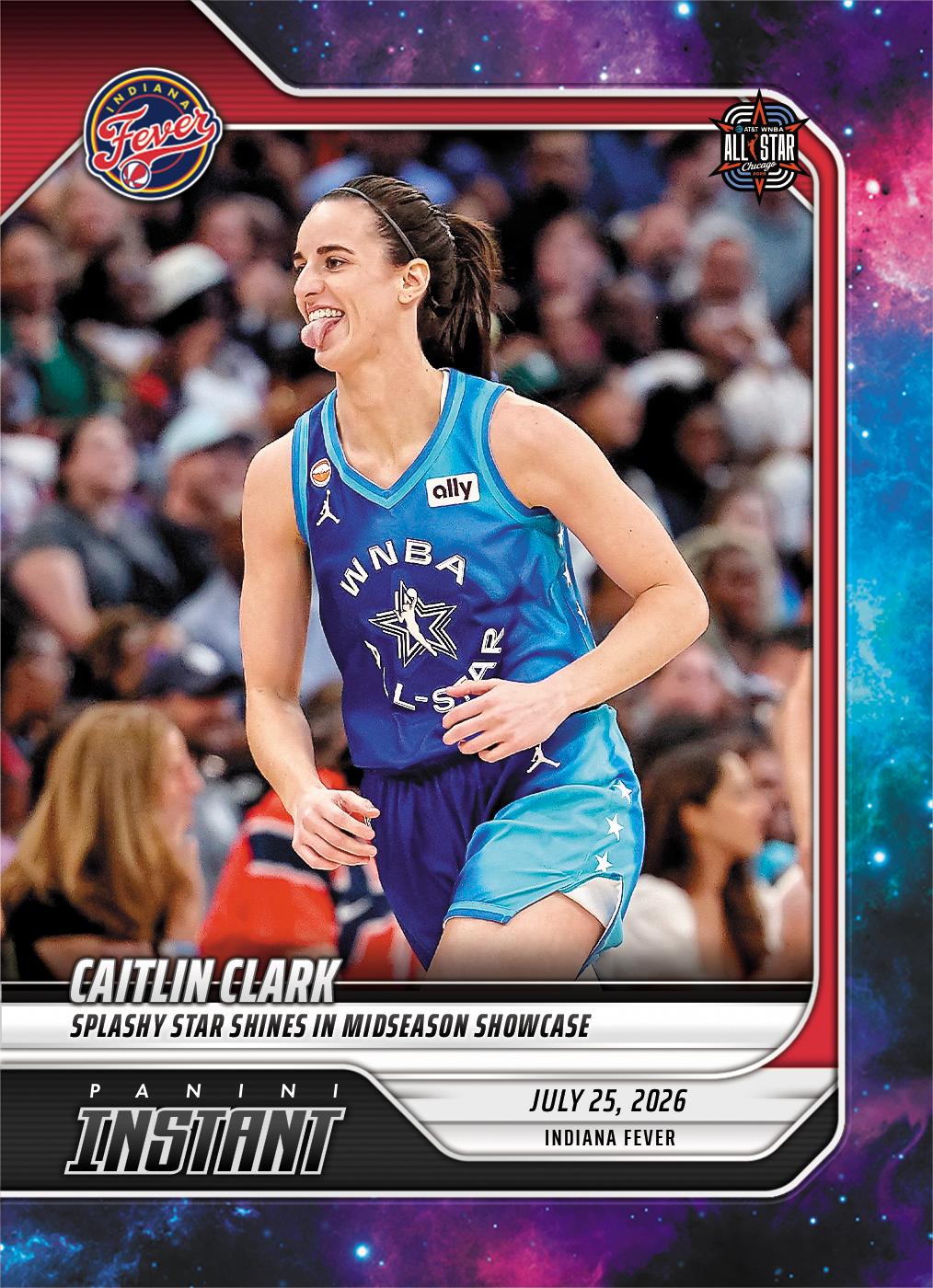 Product image 1 for - Caitlin Clark - 2026 Panini Instant WNBA #265 - Galaxy 1/1