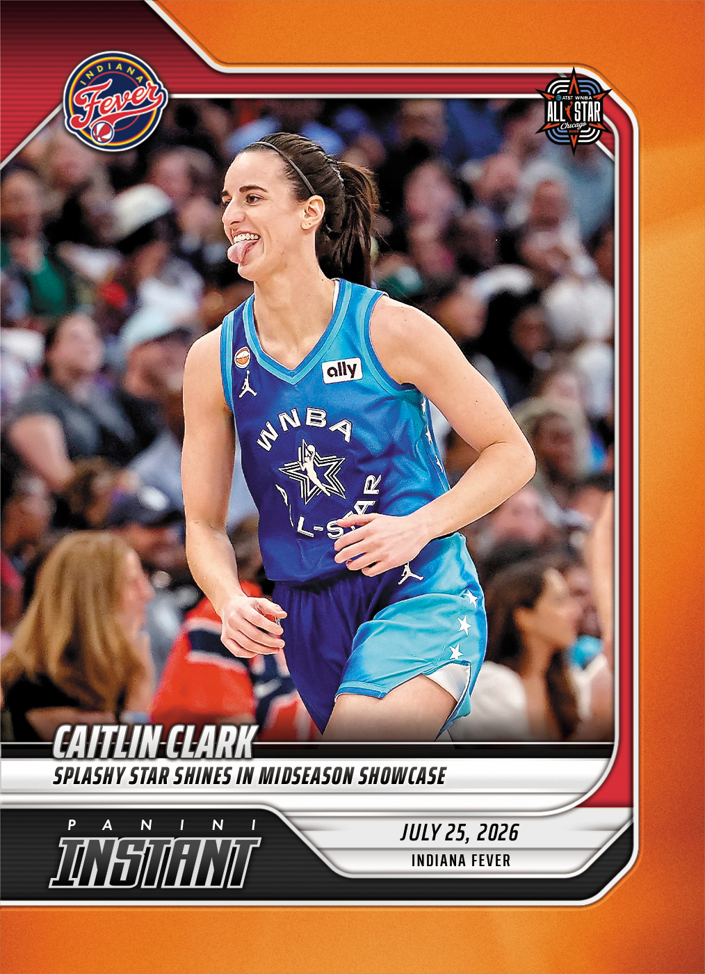 Detailed Image of Caitlin Clark - 2026 Panini Instant WNBA #265 - 30th Anniversary /30