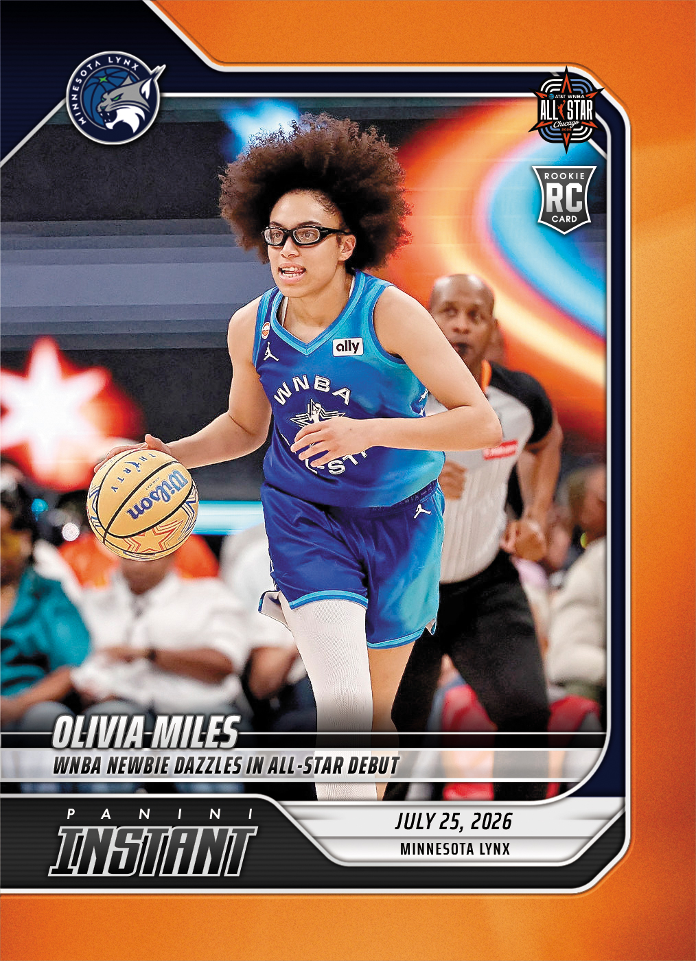 Detailed Image of Olivia Miles - 2026 Panini Instant WNBA #266 - 30th Anniversary /30
