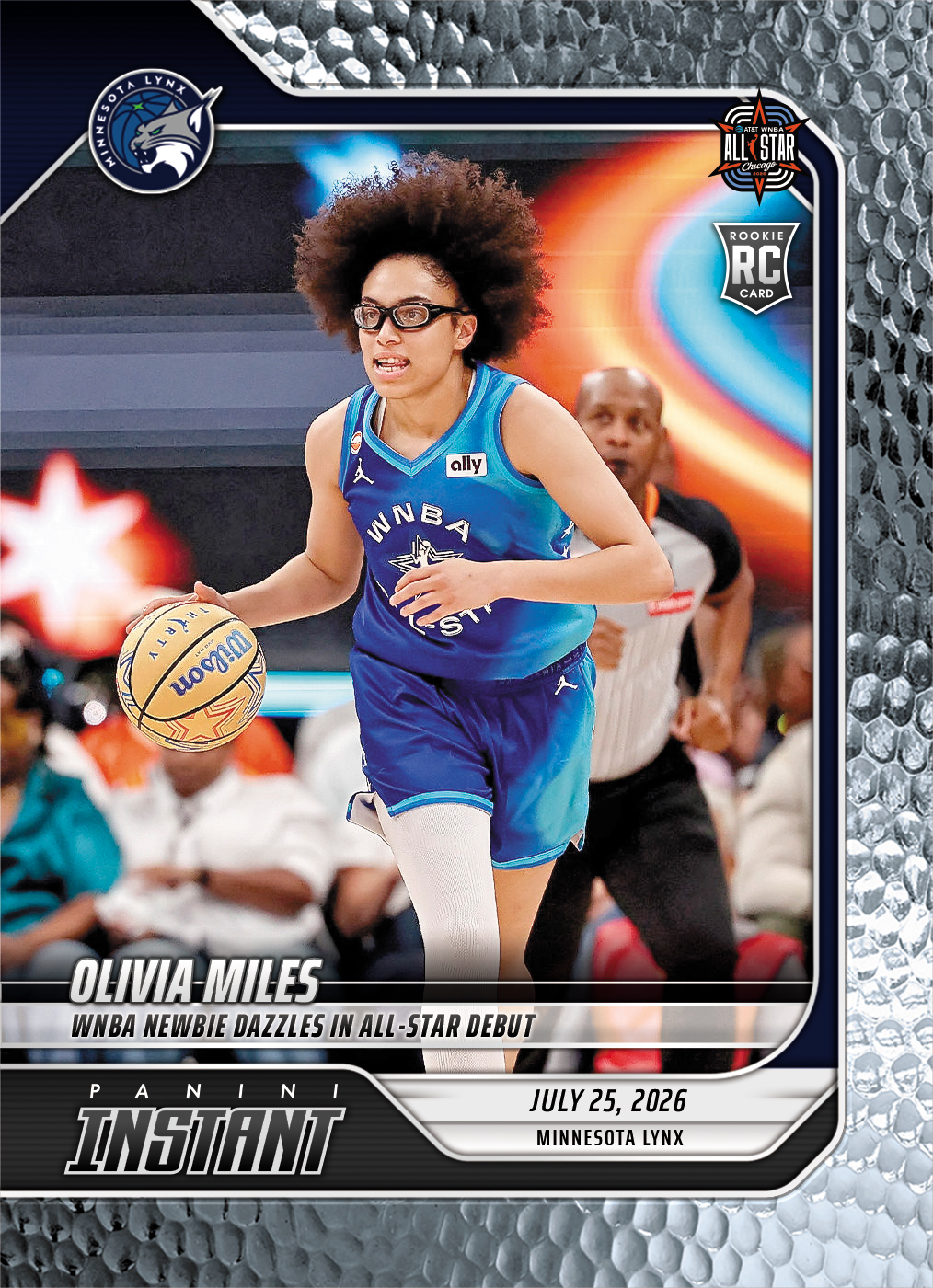 Product image 1 for - Olivia Miles - 2026 Panini Instant WNBA #266 - Metallic /5