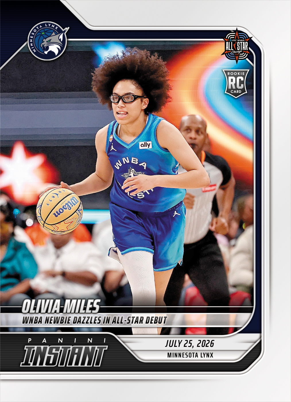 Detailed Image of Olivia Miles - 2026 Panini Instant WNBA #266 - Base Card