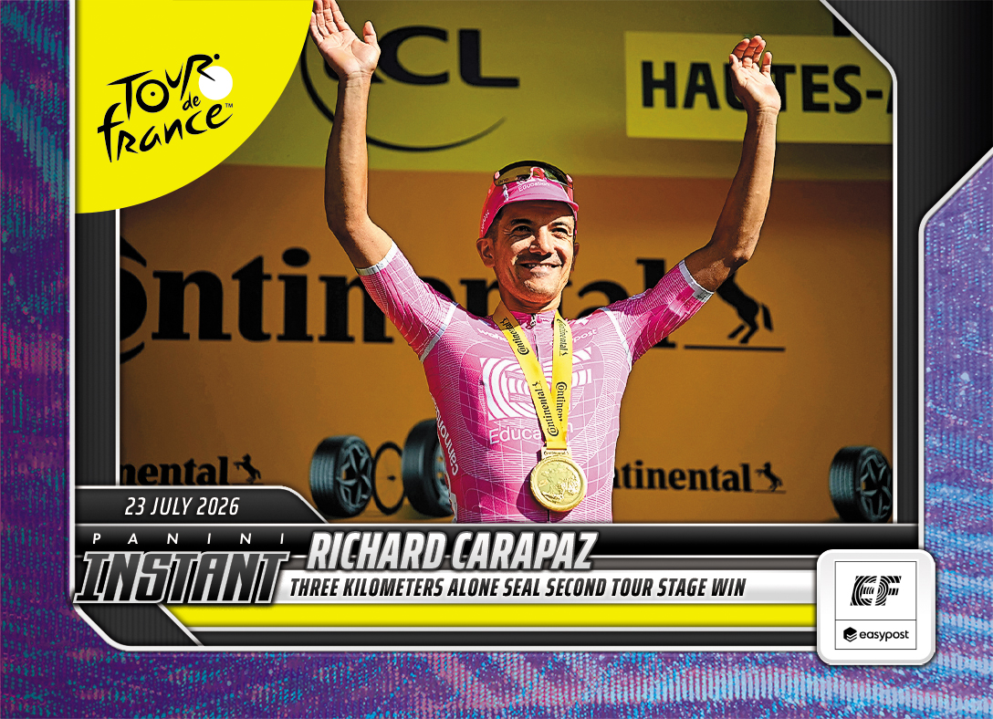 Detailed Image of Richard Carapaz - 2026 Panini Instant Tour de France #57 - Diamond Dust 1/1