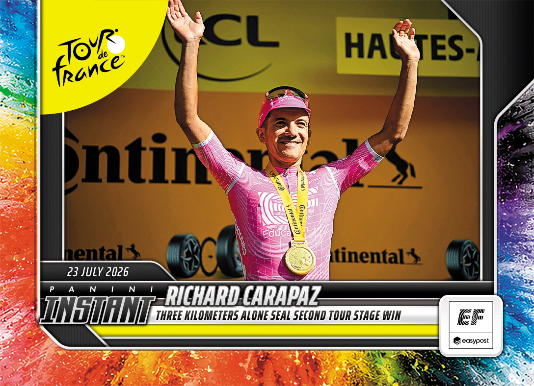 Detailed Image of Richard Carapaz - 2026 Panini Instant Tour de France #57 - Color Blast /5