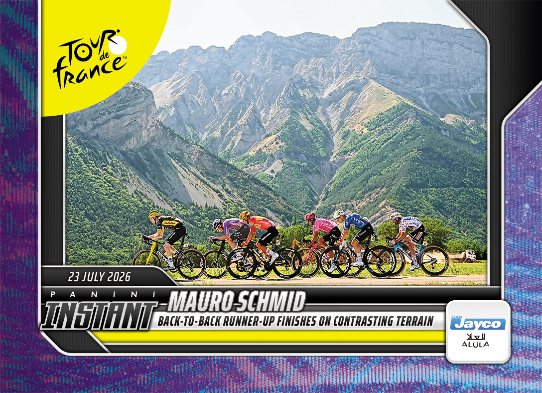 Detailed Image of Mauro Schmid - 2026 Panini Instant Tour de France #58 - Diamond Dust 1/1