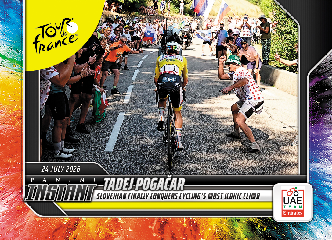 Detailed Image of Tadej Pogacar - 2026 Panini Instant Tour de France #60 - Color Blast /5