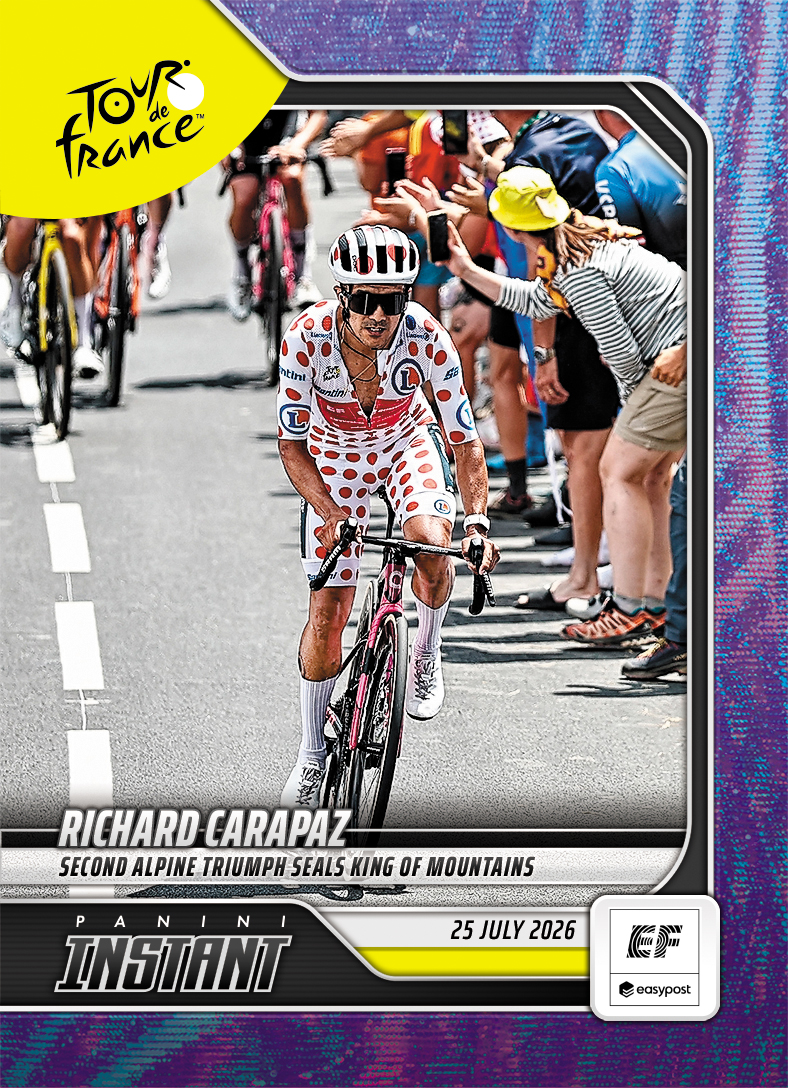 Detailed Image of Richard Carapaz - 2026 Panini Instant Tour de France #63 - Diamond Dust 1/1