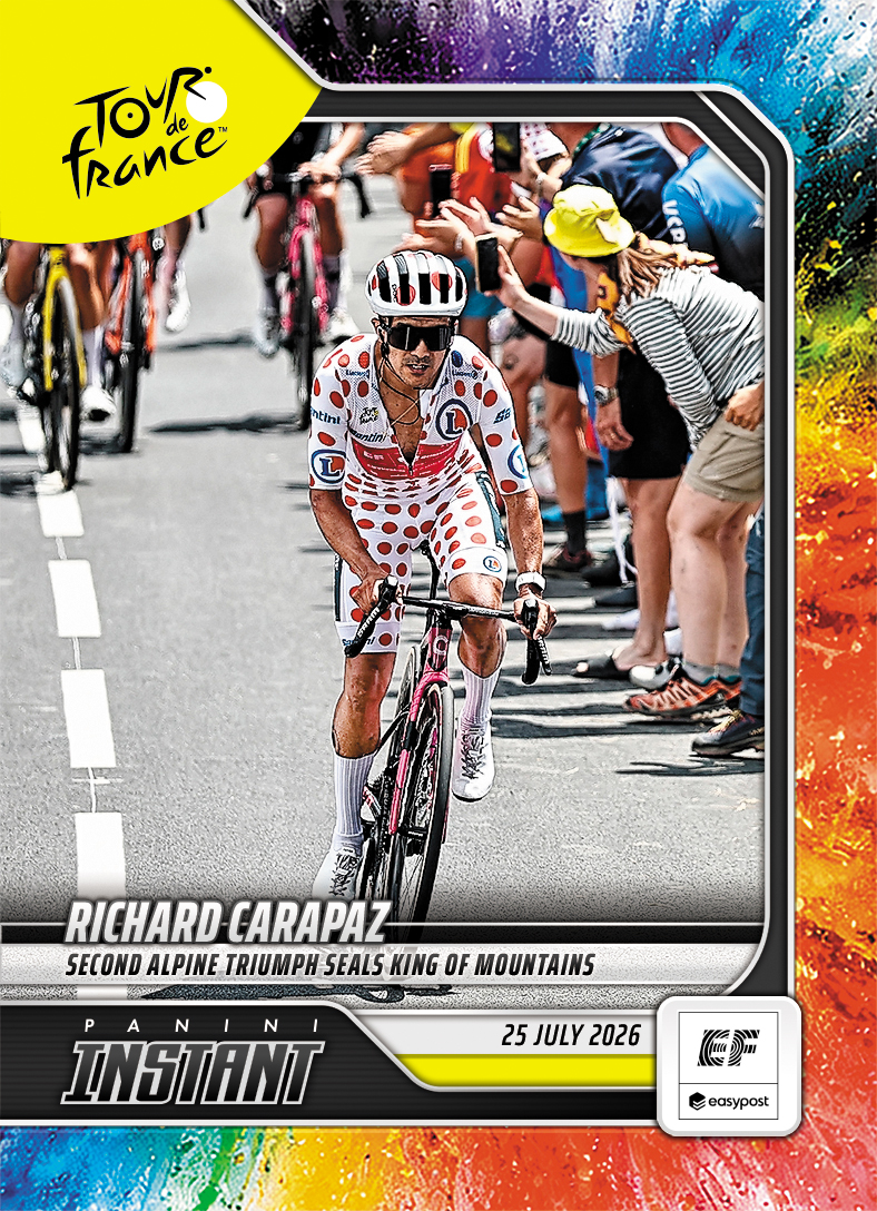 Detailed Image of Richard Carapaz - 2026 Panini Instant Tour de France #63 - Color Blast /5