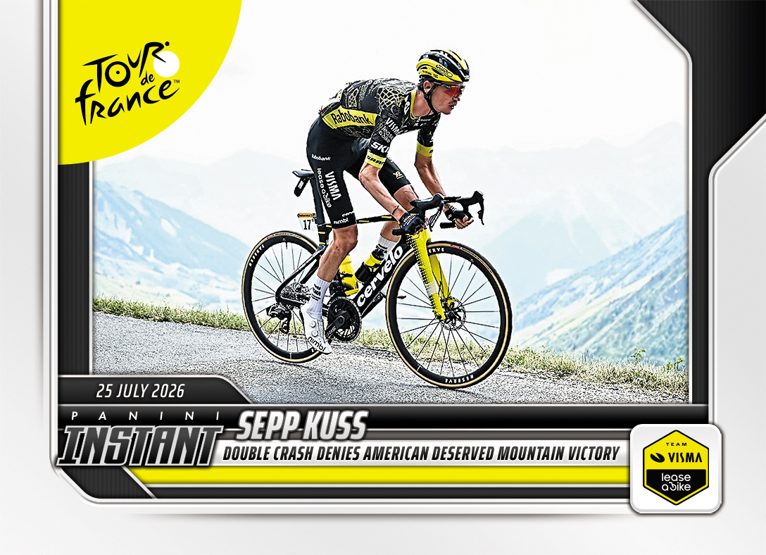 Detailed Image of Sepp Kuss - 2026 Panini Instant Tour de France #64 - Base Card 25-pack