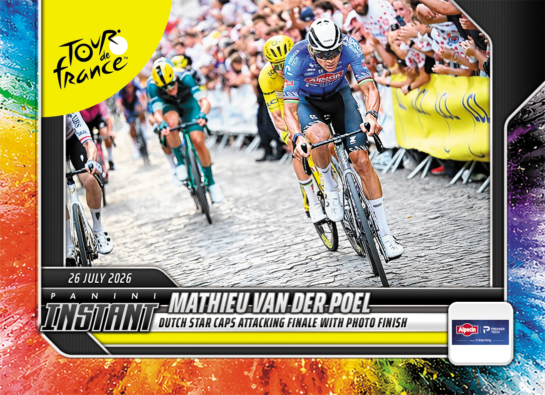 Detailed Image of Mathieu van der Poel - 2026 Panini Instant Tour de France #66 - Color Blast /5