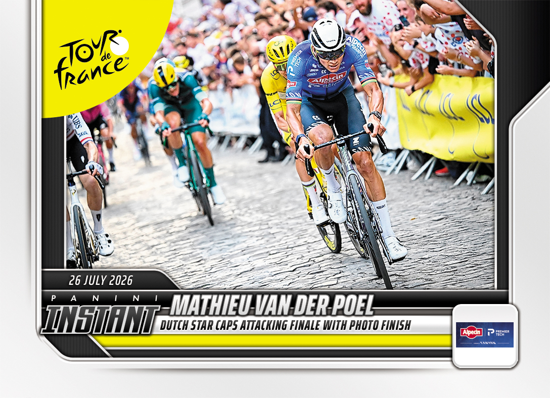 Detailed Image of Mathieu van der Poel - 2026 Panini Instant Tour de France #66 - Base Card 10-pack