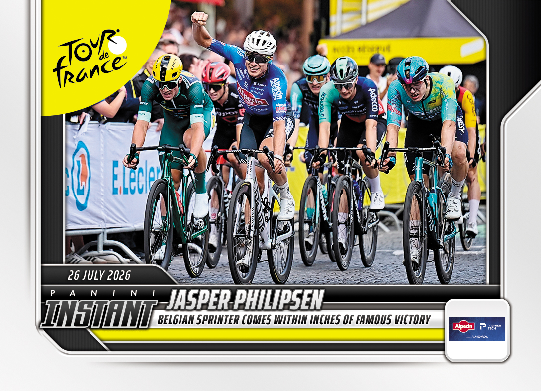 Detailed Image of Jasper Philipsen - 2026 Panini Instant Tour de France #67 - Base Card 25-pack