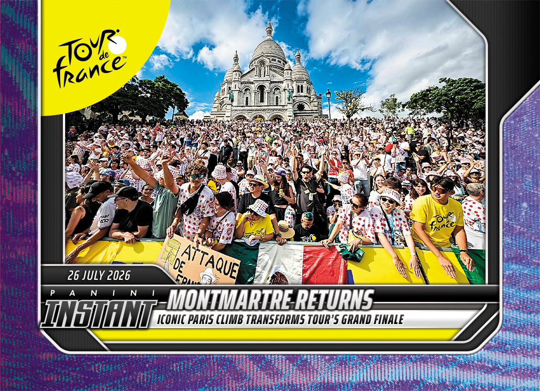 Detailed Image of Montmartre Returns - 2026 Panini Instant Tour de France #68 - Diamond Dust 1/1