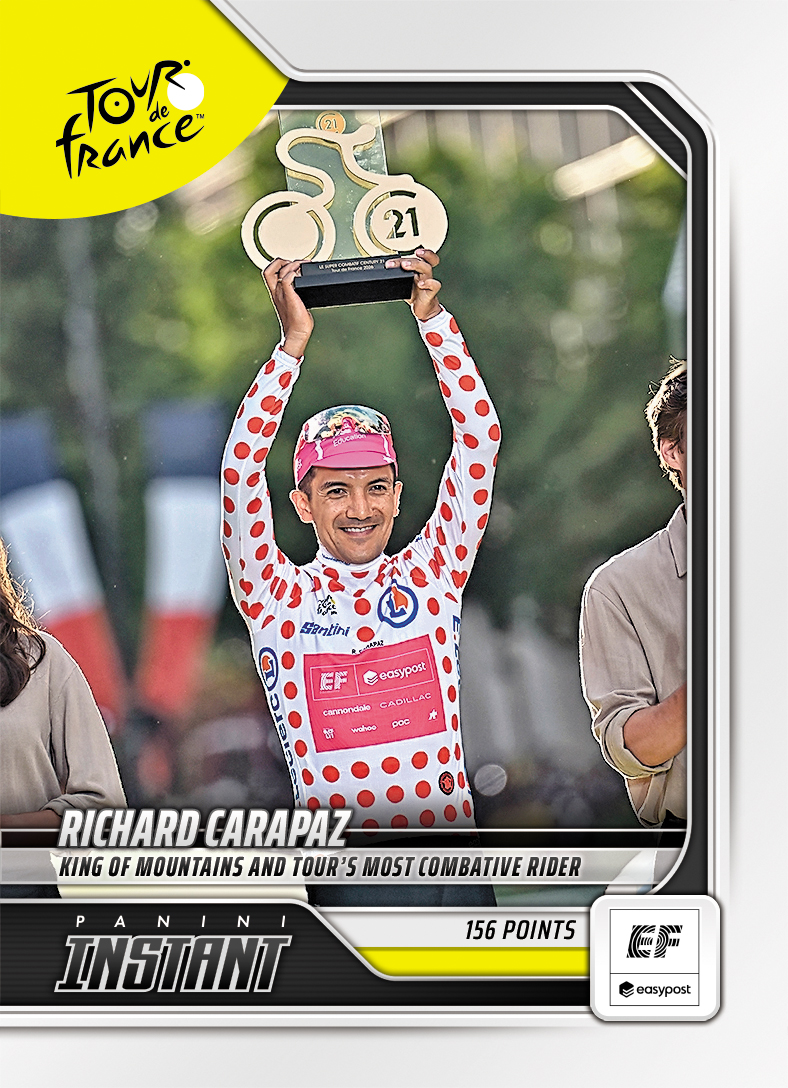 Detailed Image of Richard Carapaz - 2026 Panini Instant Tour de France #71 - Base Card 5-pack