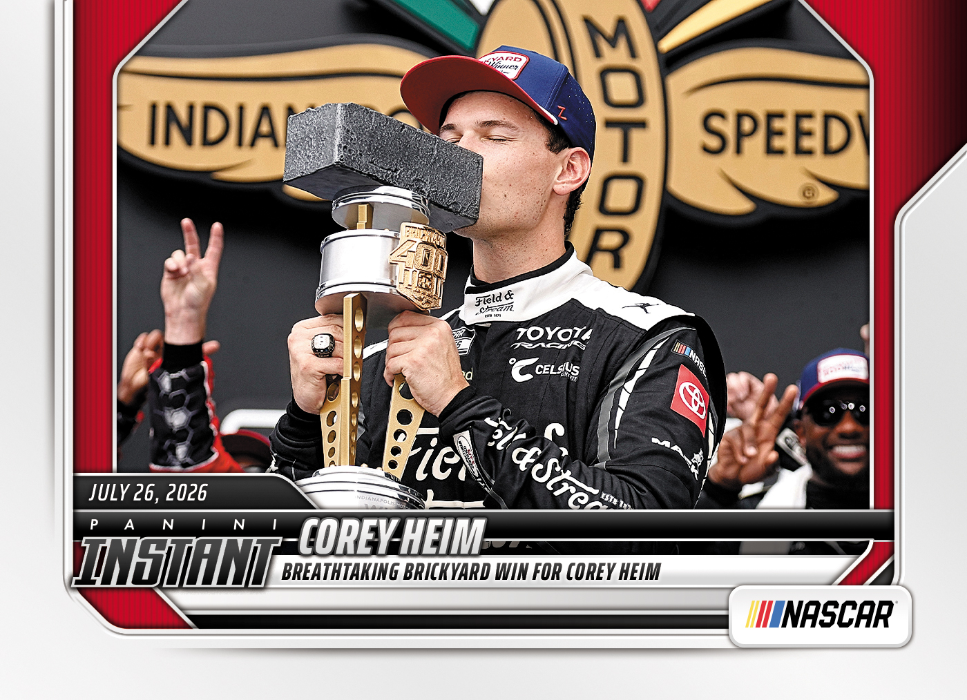 Detailed Image of Corey Heim - 2026 Panini Instant NASCAR #69 - Base Card 25-pack