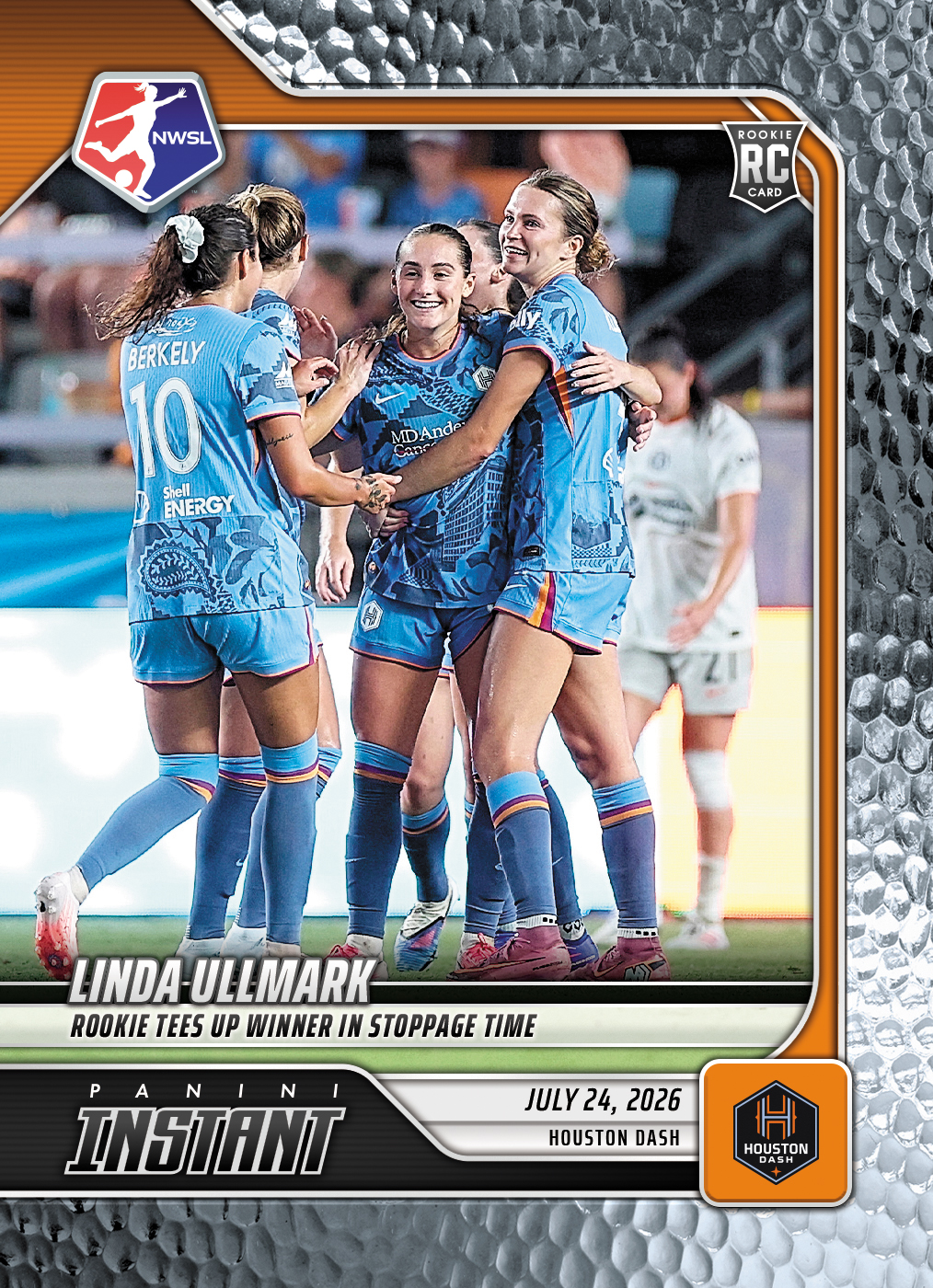 Detailed Image of Linda Ullmark - 2026 Panini Instant NWSL #114 - Metallic /5