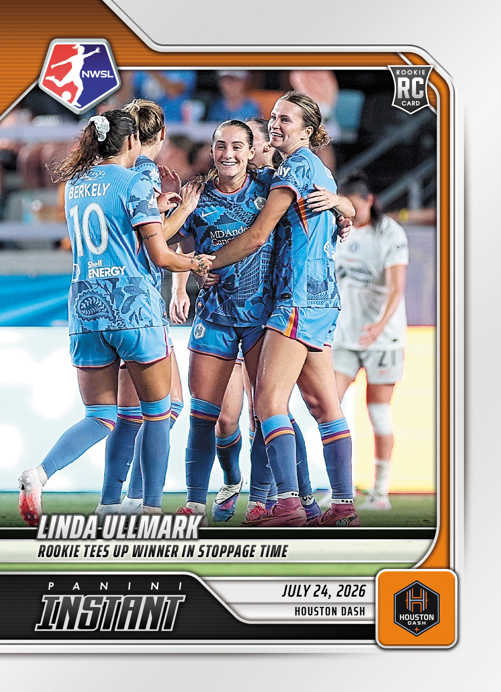 Detailed Image of Linda Ullmark - 2026 Panini Instant NWSL #114 - Base Card 10-pack