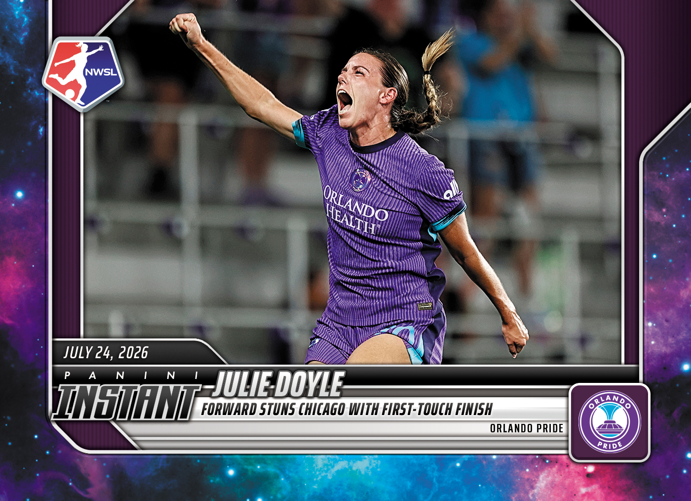 Detailed Image of Julie Doyle - 2026 Panini Instant NWSL #115 - Galaxy 1/1