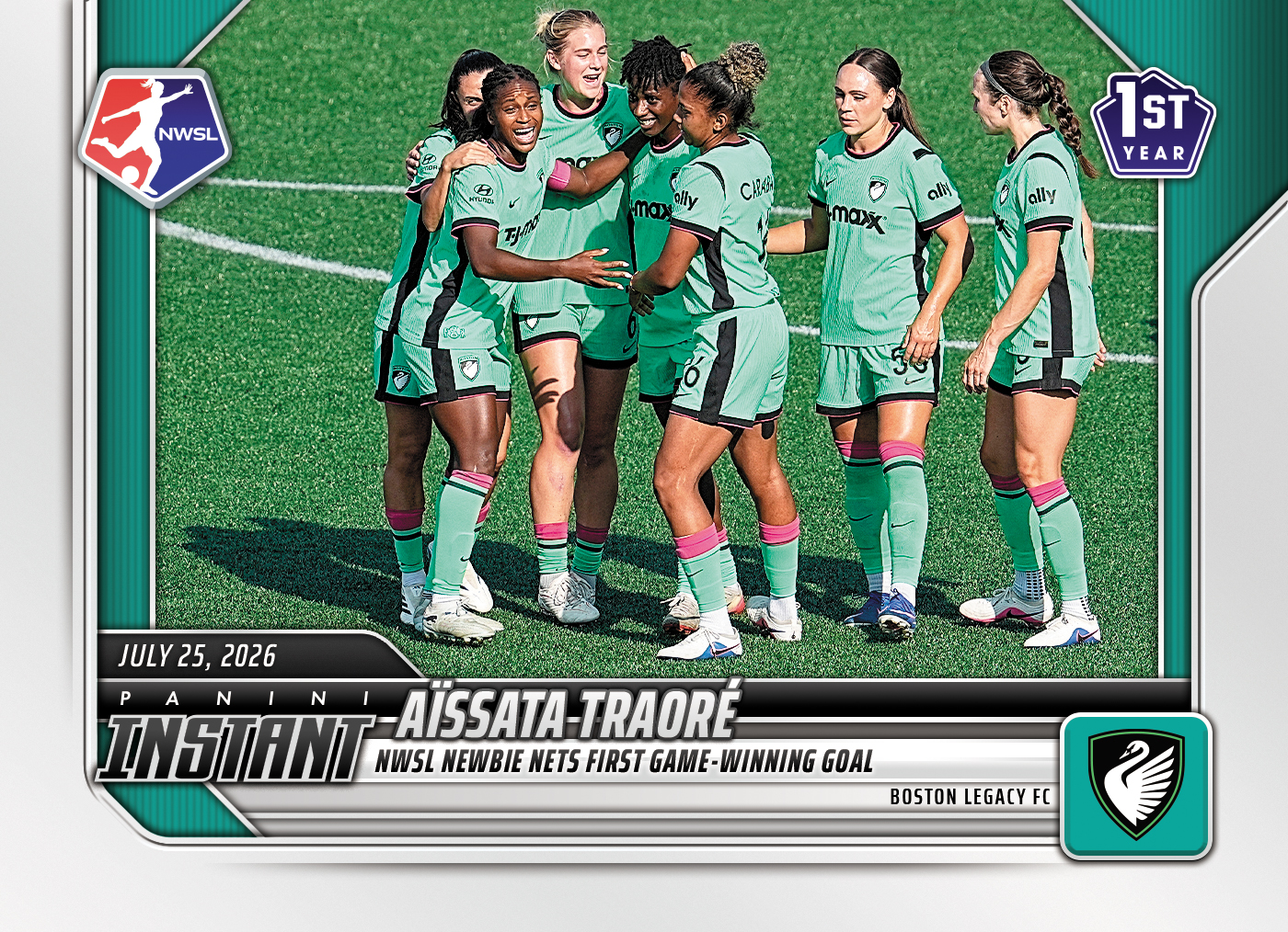Detailed Image of Aissata Traore - 2026 Panini Instant NWSL #116 - Base Card 5-pack