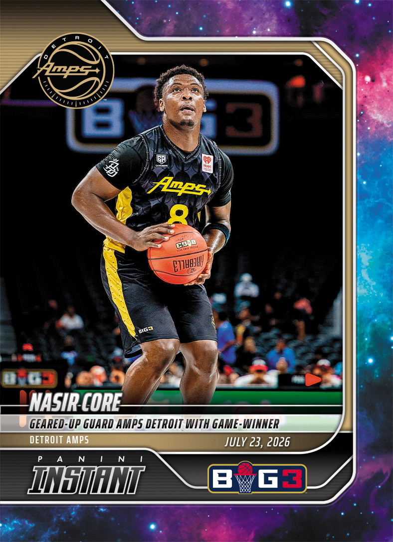 Detailed Image of Nasir Core - 2026 Panini Instant Big3 #26 - Galaxy 1/1