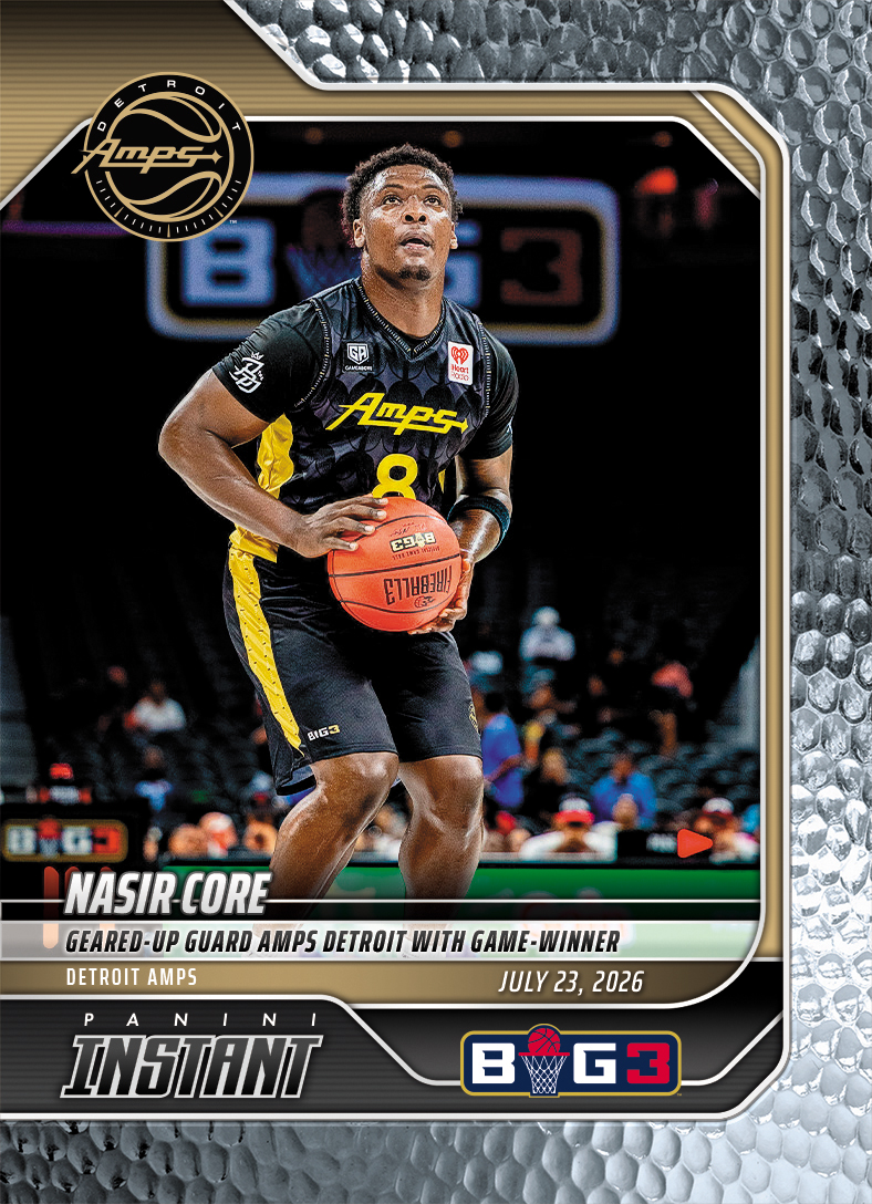 Detailed Image of Nasir Core - 2026 Panini Instant Big3 #26 - Metallic /5