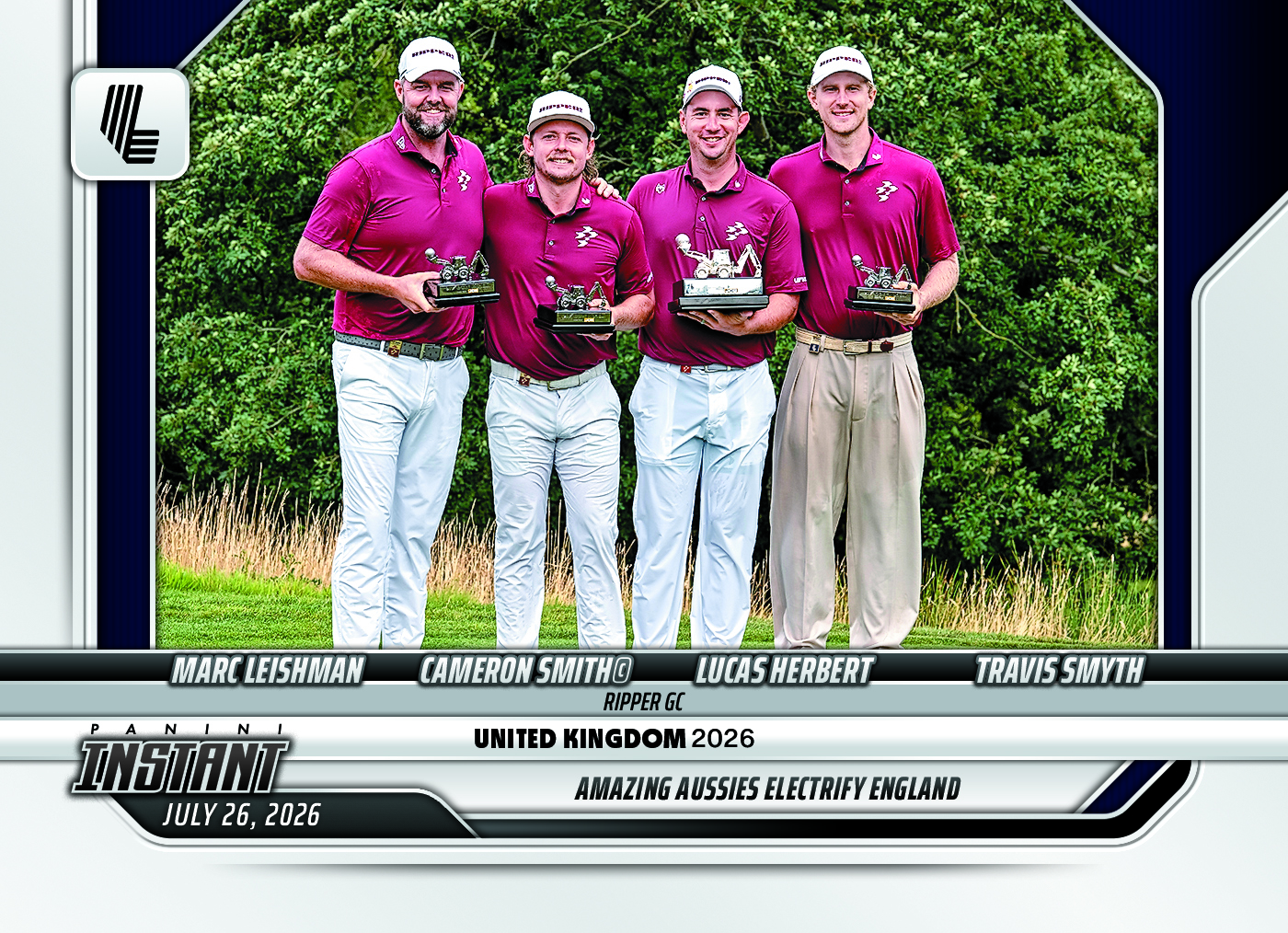 Detailed Image of Ripper GC - 2026 Panini Instant LIV Golf #21 - Base Card 25-pack