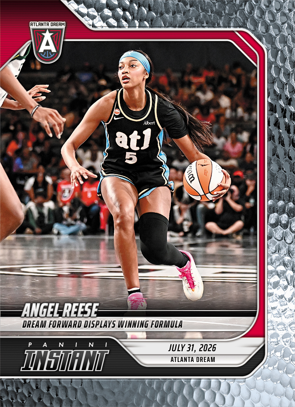Detailed Image of Angel Reese - 2026 Panini Instant WNBA #273 - Metallic /5