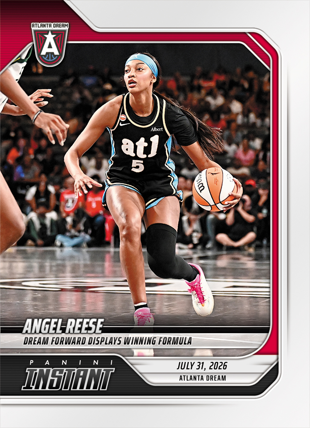 Detailed Image of Angel Reese - 2026 Panini Instant WNBA #273 - Base Card 25-pack
