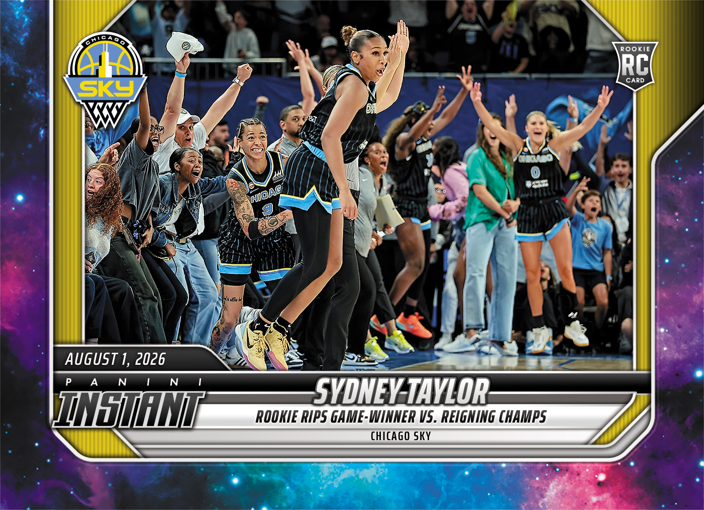 Detailed Image of Sydney Taylor - 2026 Panini Instant WNBA #276 - Galaxy 1/1