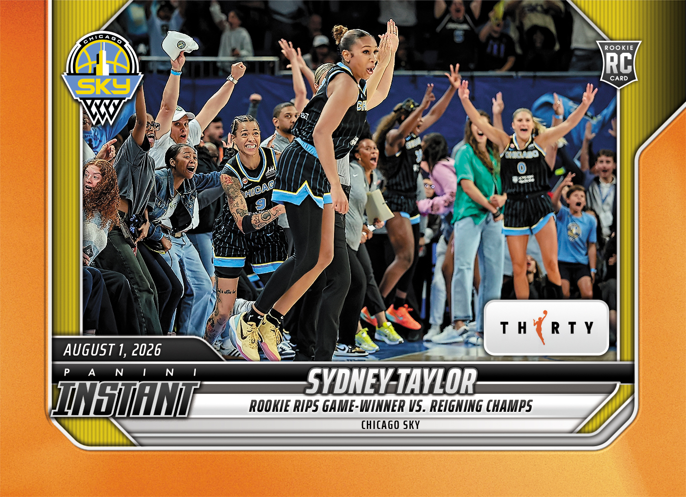 Detailed Image of Sydney Taylor - 2026 Panini Instant WNBA #276 - 30th Anniversary /30