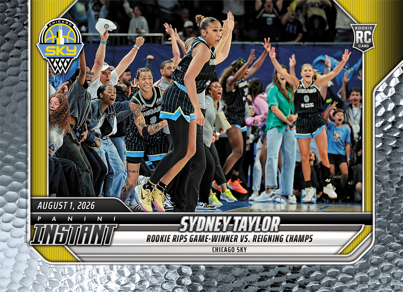 Detailed Image of Sydney Taylor - 2026 Panini Instant WNBA #276 - Metallic /5