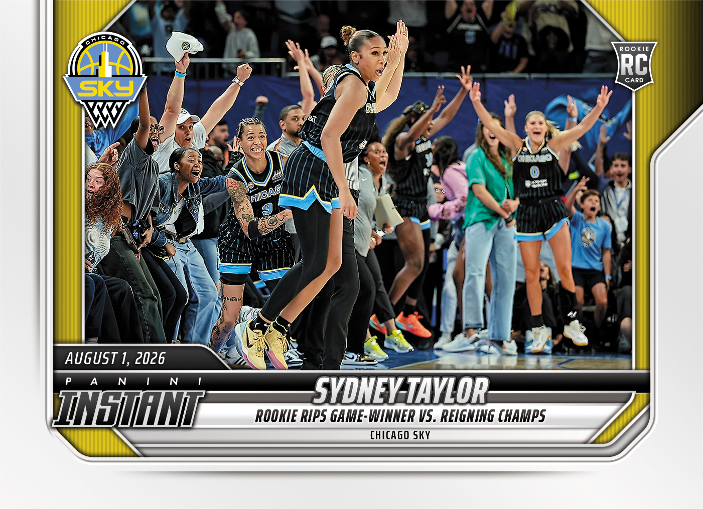 Detailed Image of Sydney Taylor - 2026 Panini Instant WNBA #276 - Base Card 25-pack