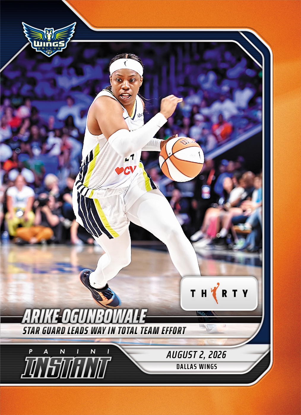 Detailed Image of Arike Ogunbowale - 2026 Panini Instant WNBA #280 - 30th Anniversary /30