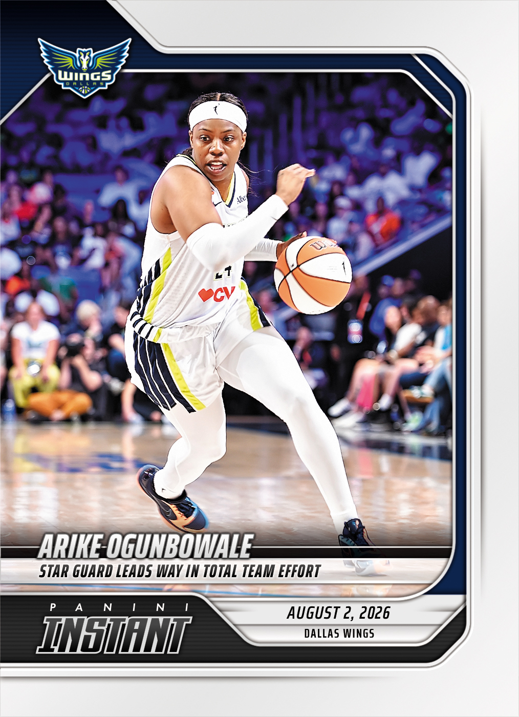 Detailed Image of Arike Ogunbowale - 2026 Panini Instant WNBA #280 - Base Card 5-pack
