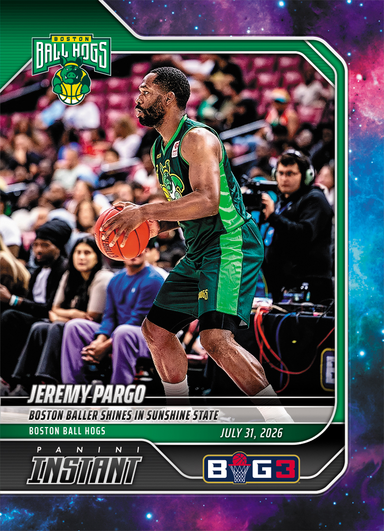 Product image 1 for - Jeremy Pargo - 2026 Panini Instant Big3 #31 - Galaxy 1/1