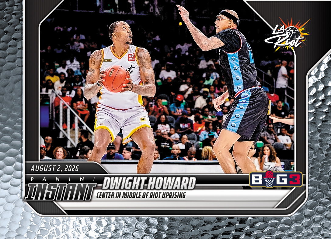 Detailed Image of Dwight Howard - 2026 Panini Instant Big3 #32 - Metallic /5