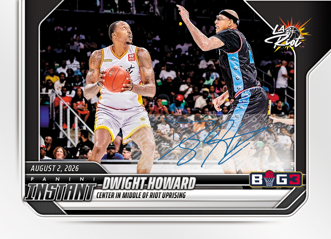 Detailed Image of Dwight Howard - 2026 Panini Instant Big3 #32 - Base /99 Auto