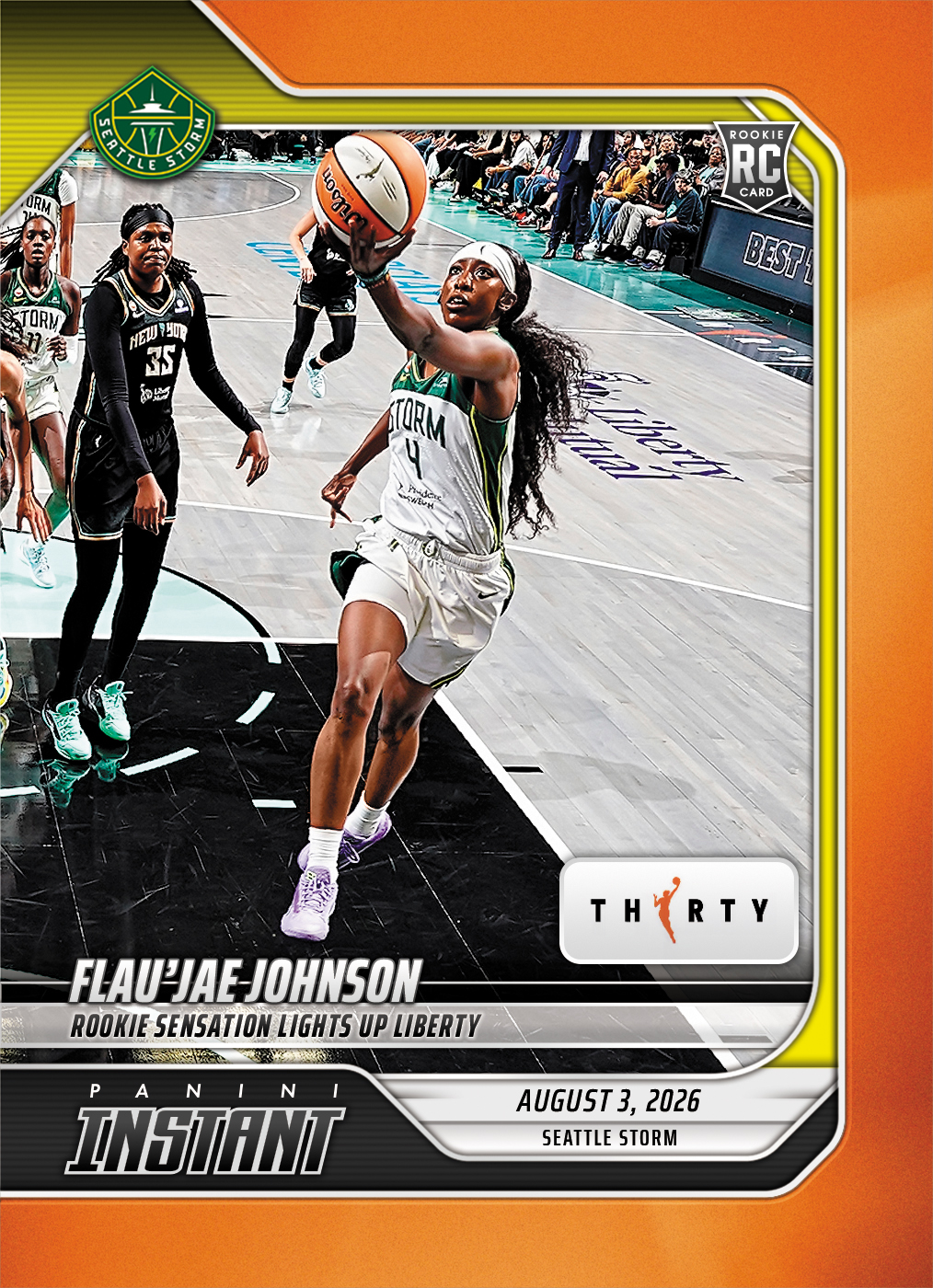 Detailed Image of Flau'jae Johnson - 2026 Panini Instant WNBA #283 - 30th Anniversary /30